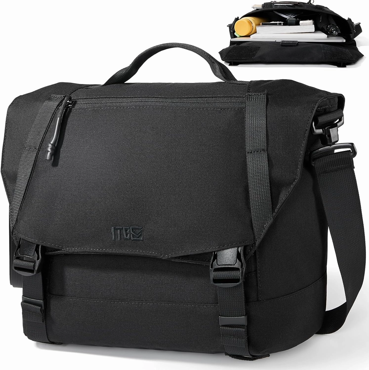 Tactical Messenger Bag for Men,Nylon Shoulder Bags,Satchel Bags for Men Women,Crossbody Bag for Travel Work School