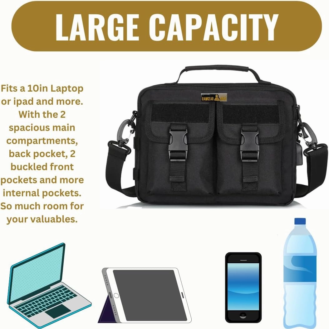 Tactical Sling Crossbody Messenger Bag for Men