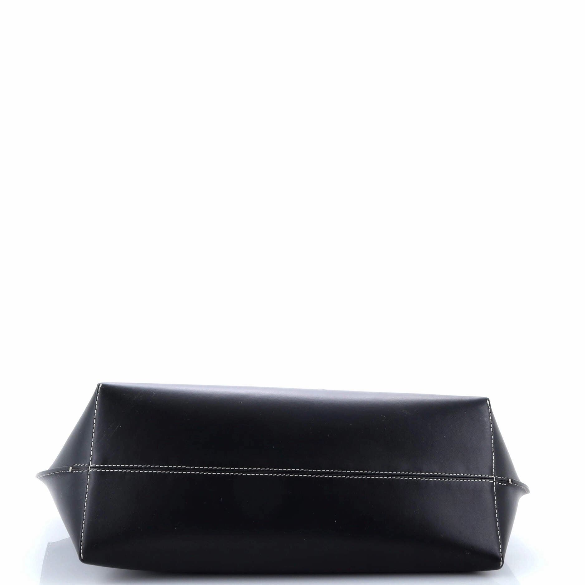 TB Monogram Motif Tote Leather Medium