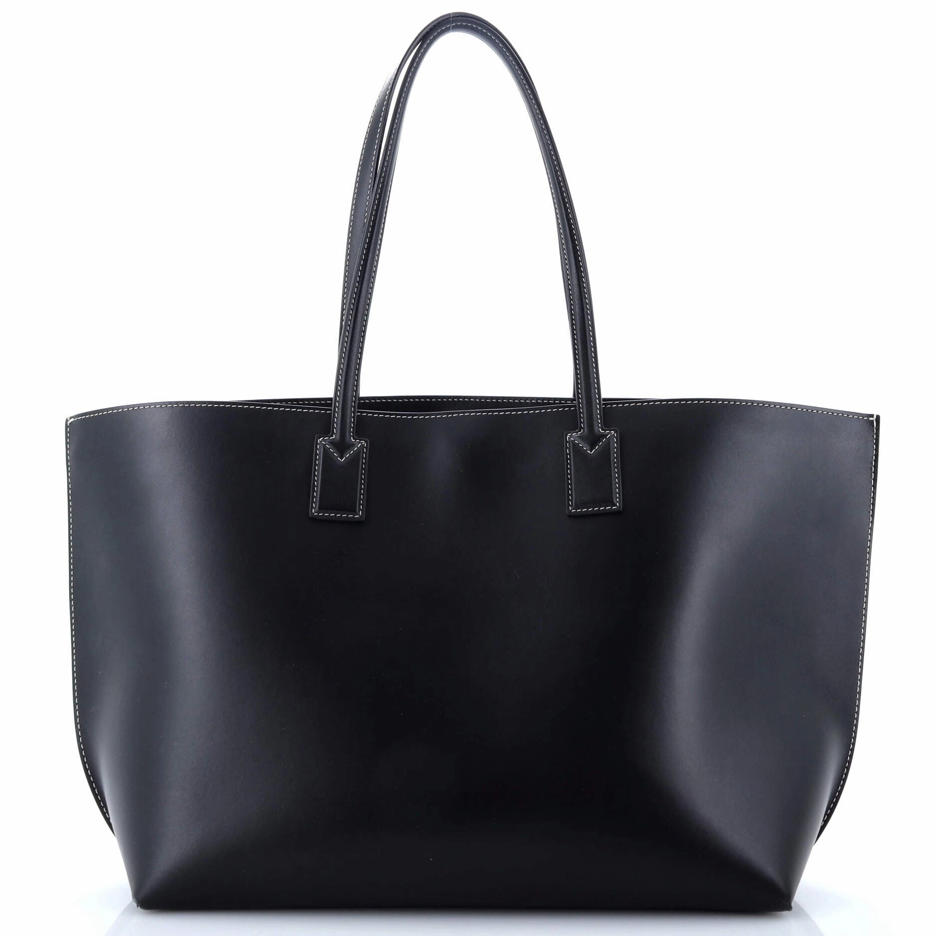 TB Monogram Motif Tote Leather Medium