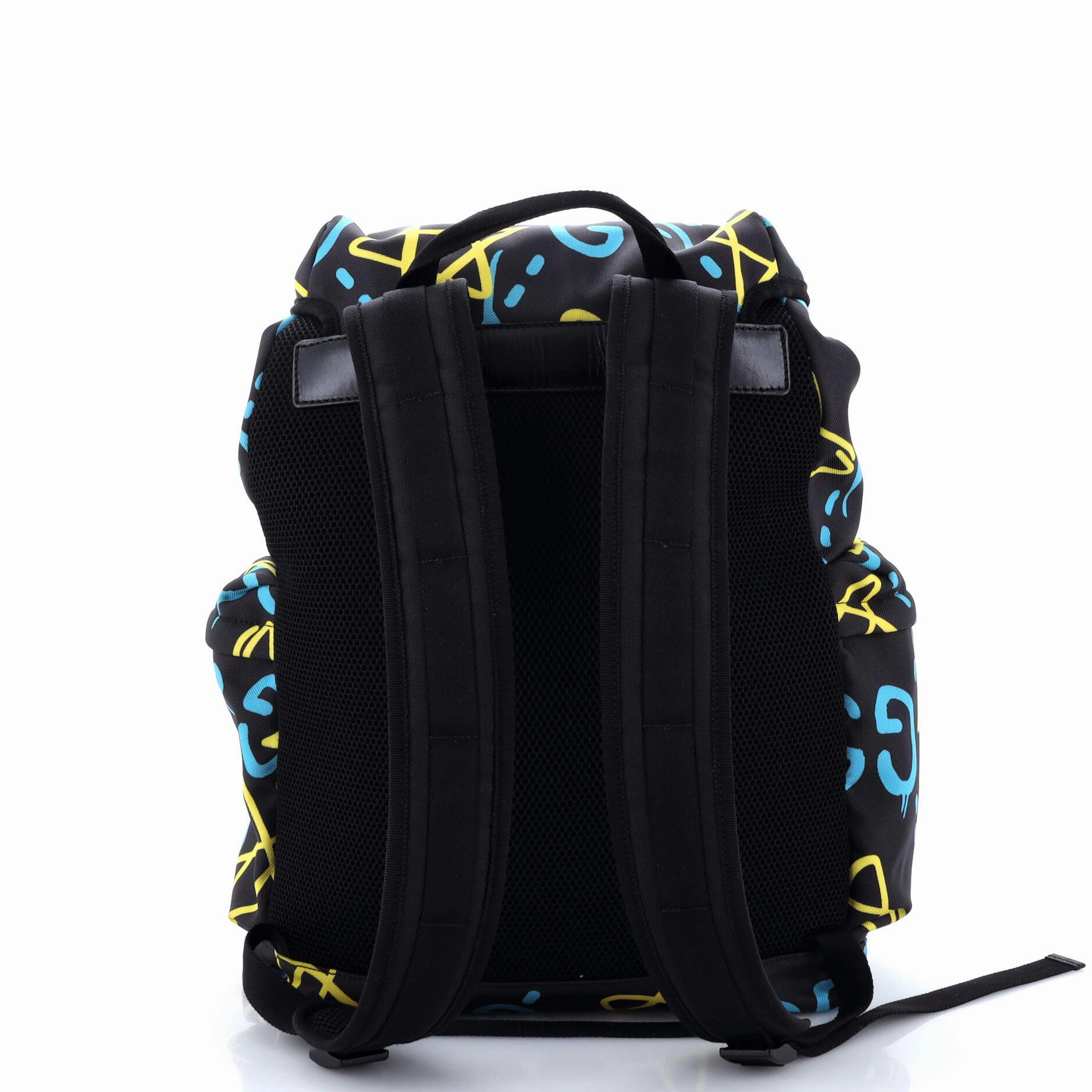 Techpack Backpack GucciGhost Print Canvas