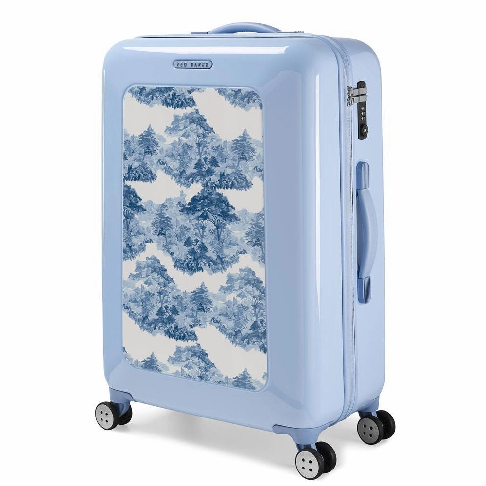 Ted Baker Take Flight Blue Landscape Check-In Medium Luggage Blue