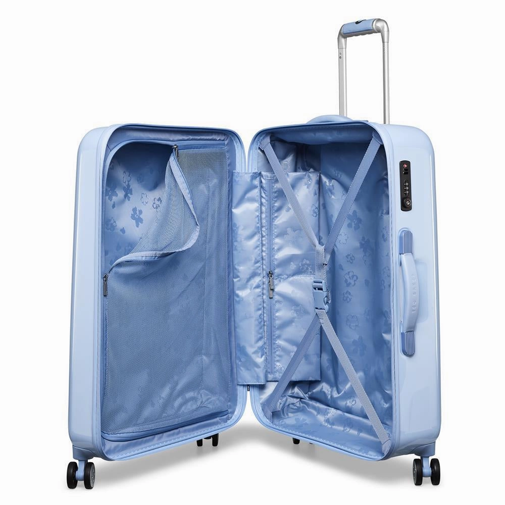 Ted Baker Take Flight Blue Landscape Check-In Medium Luggage Blue