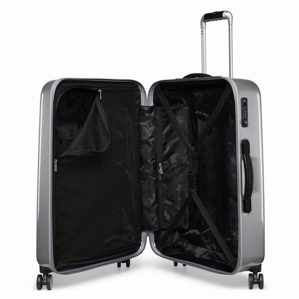 Ted Baker Take Flight New World Mono Check-In Medium Luggage Grey