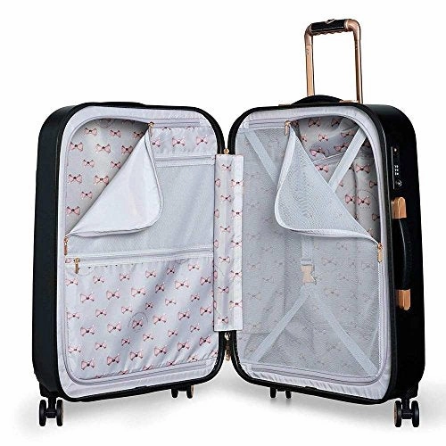 Ted Baker Women'S Beau Collection Medium Hardside Spinner (Black)