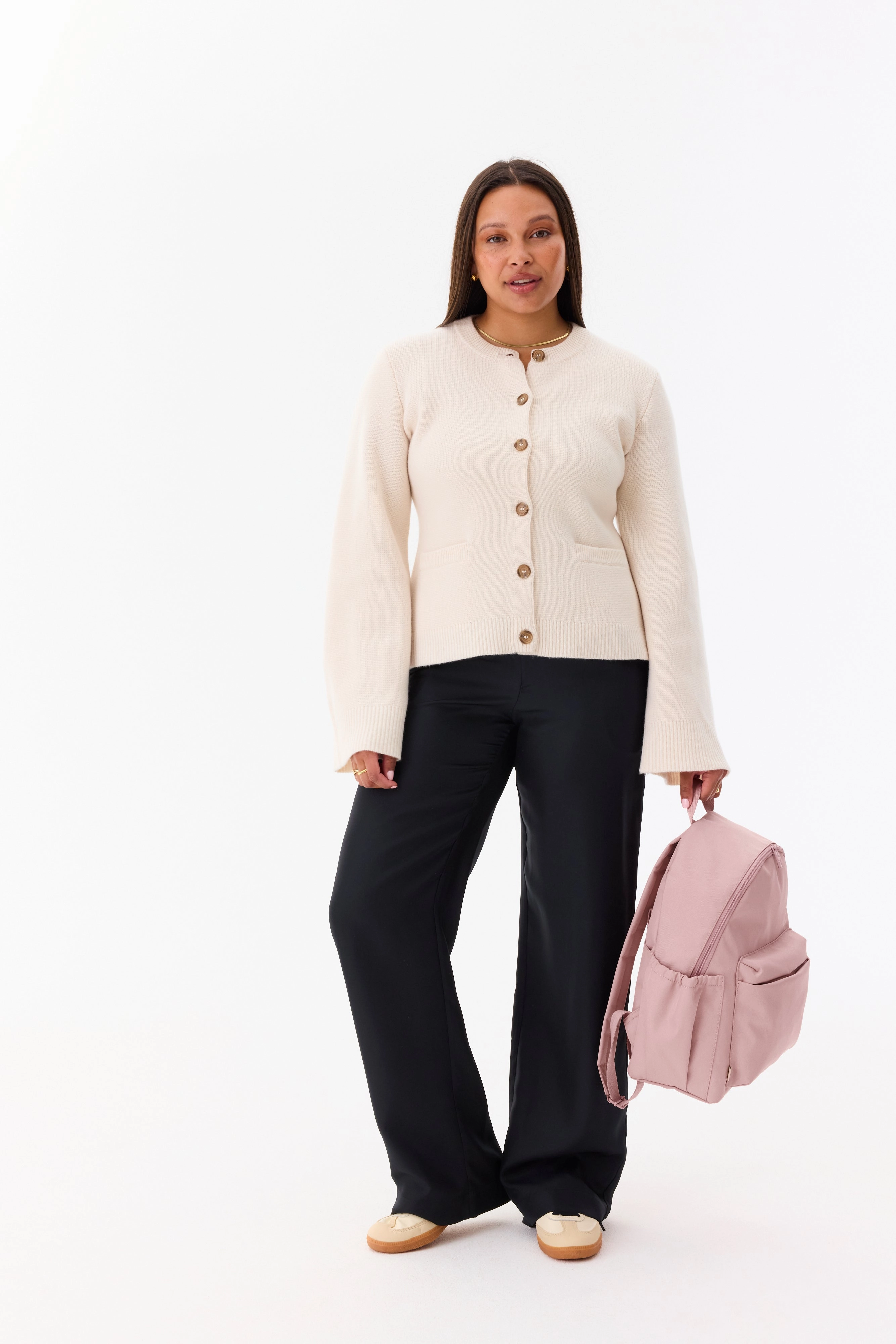 The BISics Backpack in Atlas Pink