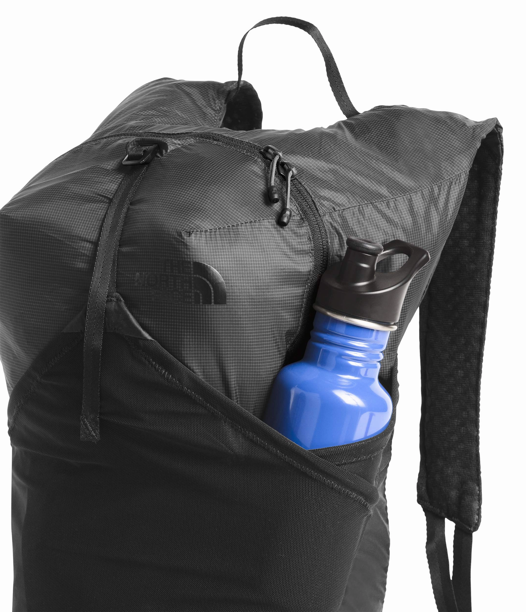 The North Face Flyweight Pack, Asphalt Grey/TNF Black, OS