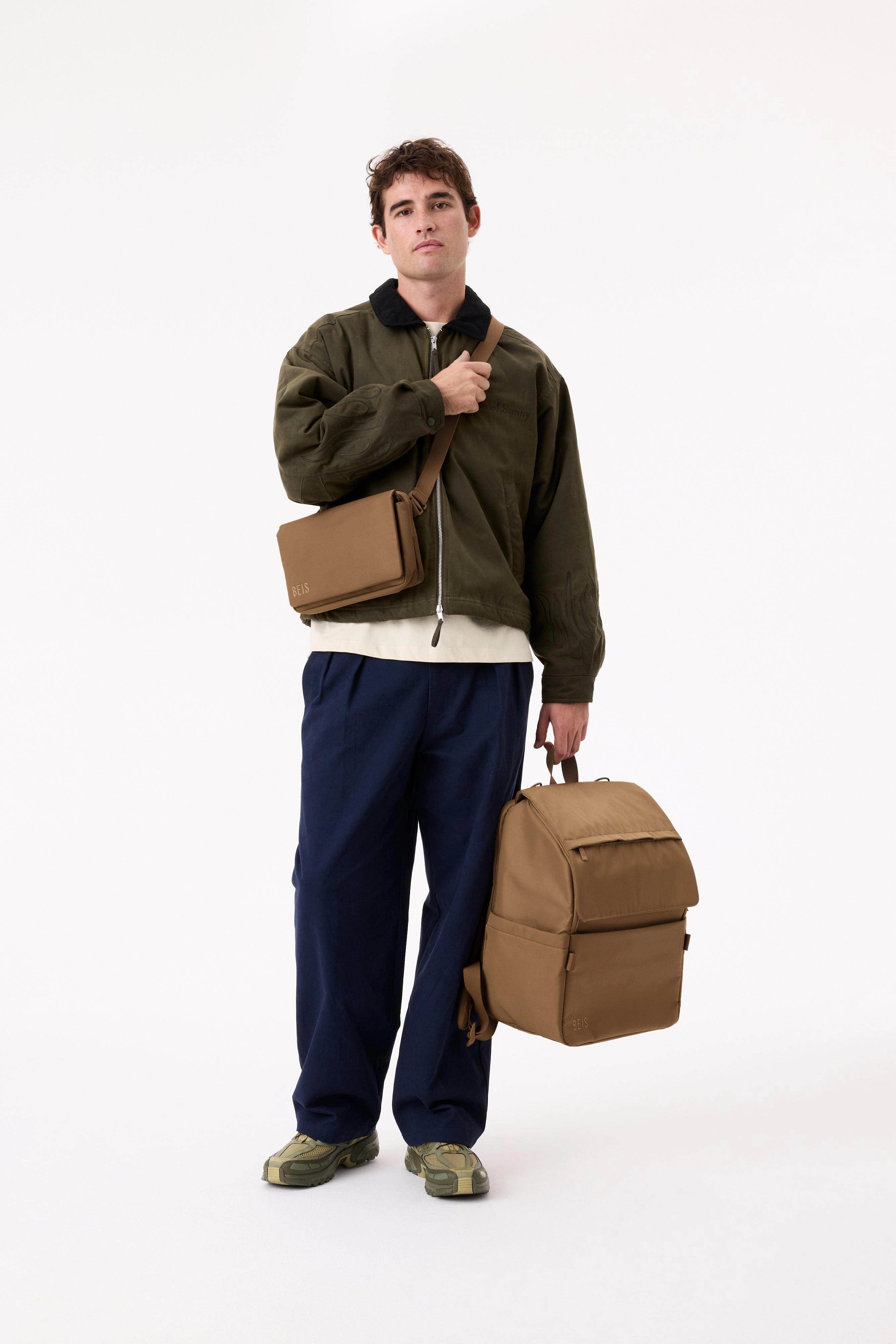 The Ultimate Diaper Backpack in Camel