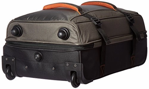 Timberland Luggage Twin Mountain 26 Inch Wheeled Duffle, Burnt Olive/Burnt Orange, One Size