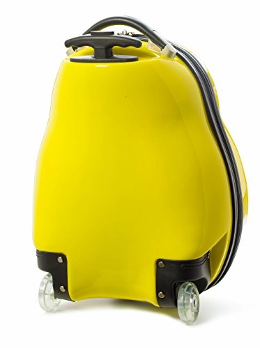Timmari Kids 2 Piece Children Abs Hard Luggage Travel Trolley Case And Backpack (Chick)
