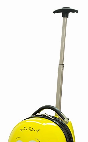 Timmari Kids 2 Piece Children Abs Hard Luggage Travel Trolley Case And Backpack (Chick)
