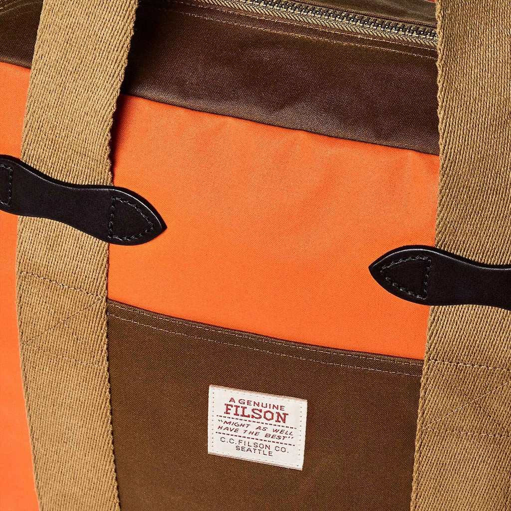 Tin Cloth Zipper Tote Bag
