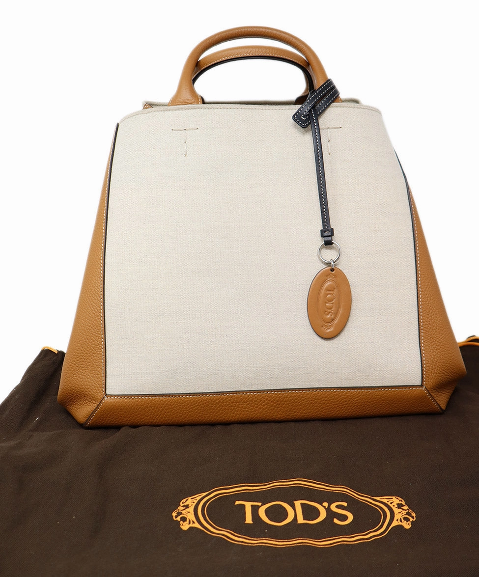 Tod's Canvas Large Double Up Bag