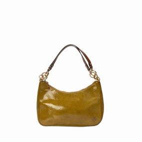 Tory Burch 151 Mercer Patent Crescent Shoulder Bag