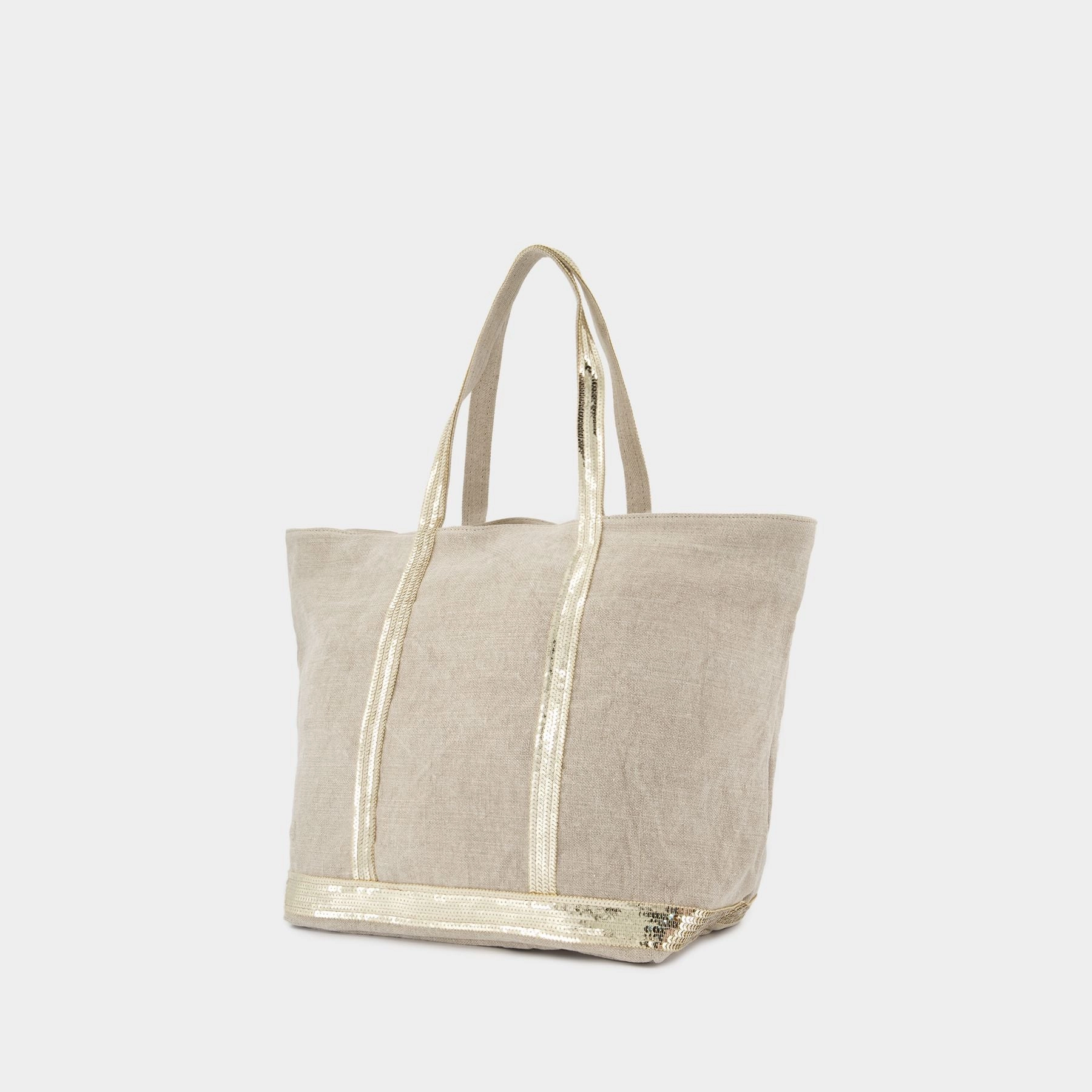 Tote Bag L - Vanessa Bruno - Linen - Sand