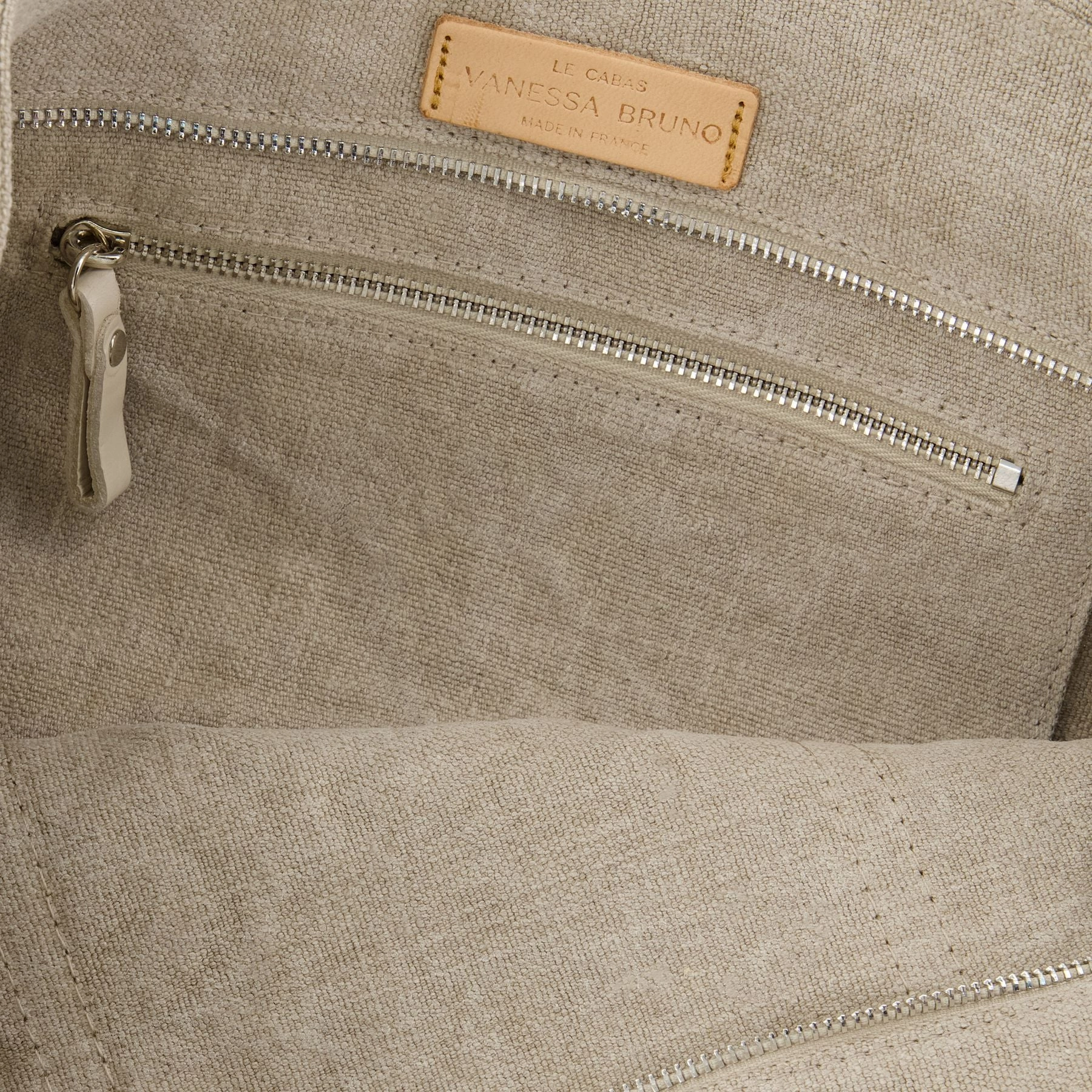 Tote Bag L - Vanessa Bruno - Linen - Sand