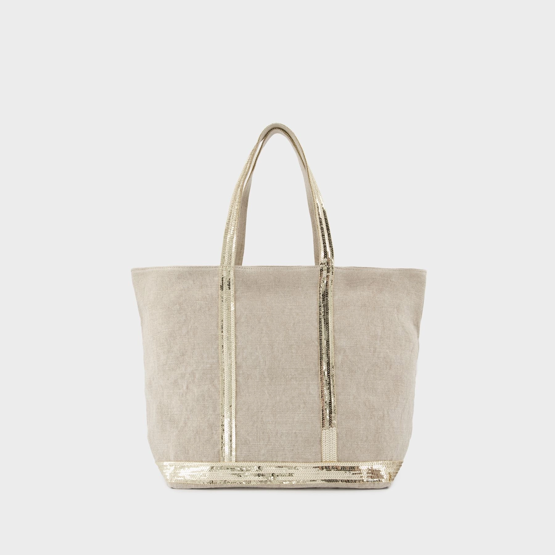 Tote Bag L - Vanessa Bruno - Linen - Sand