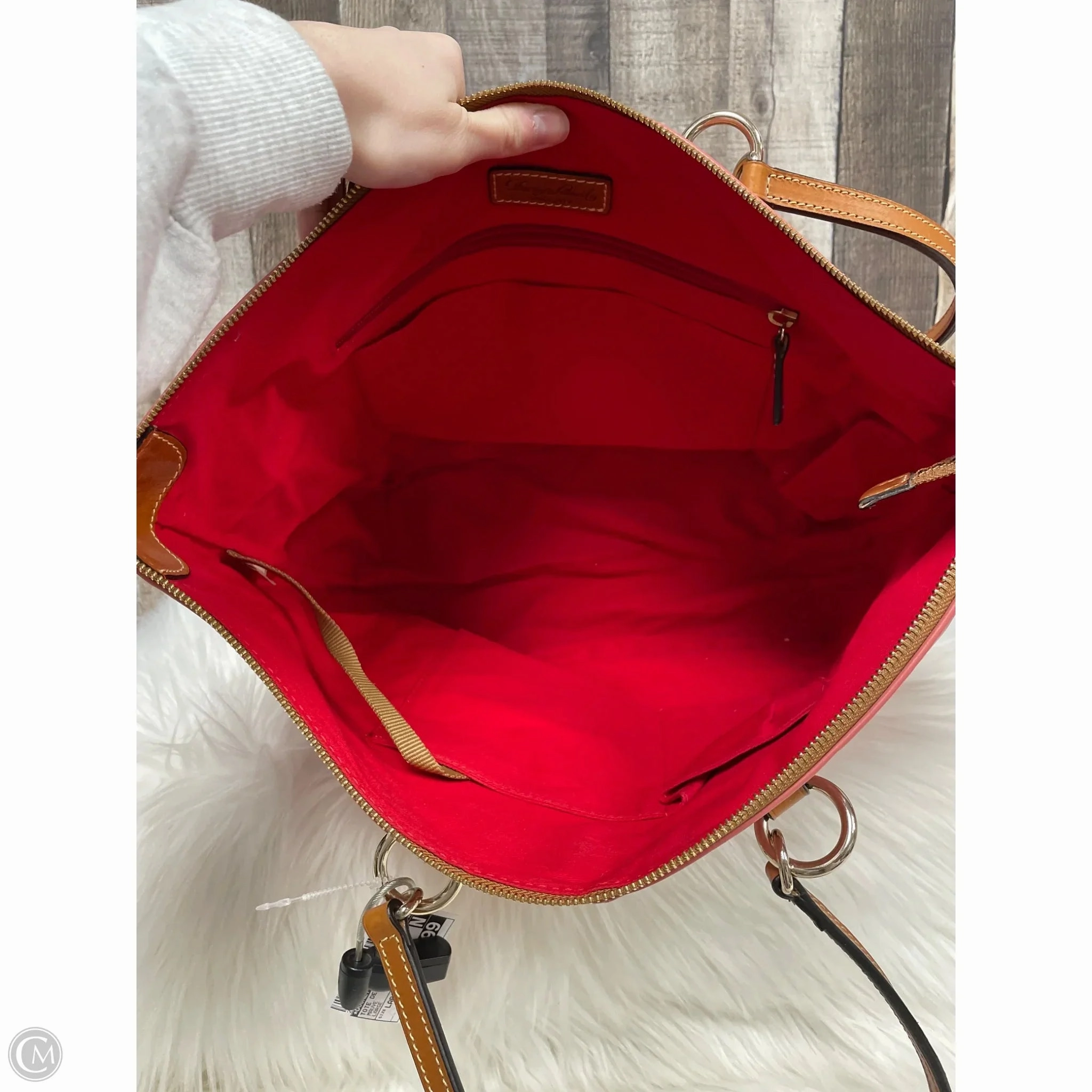 Tote Designer By Dooney And Bourke, Size: Large