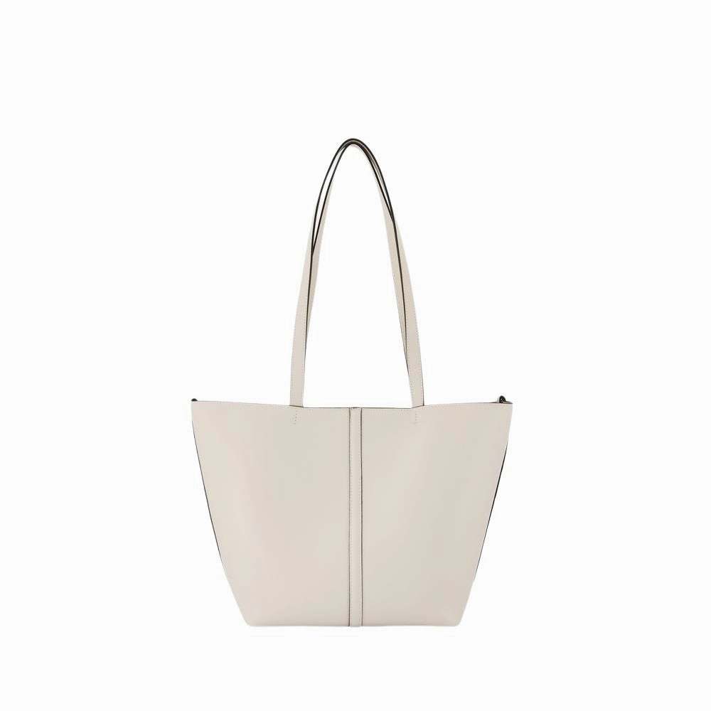 Tote Pm Shopper Bag - Leather - White