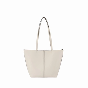 Tote Pm Shopper Bag - Leather - White