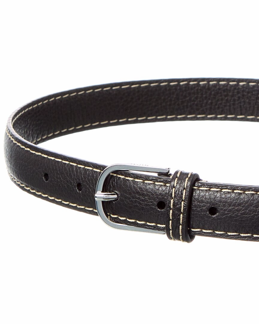 TOTEME Stitch Detail Leather Belt