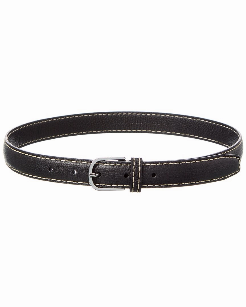 TOTEME Stitch Detail Leather Belt