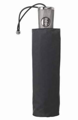totes Titan Automatic Open & Automatic Close Windproof & Water-Resistant Foldable Umbrella, NeverWet technology, Canopy 44" Black