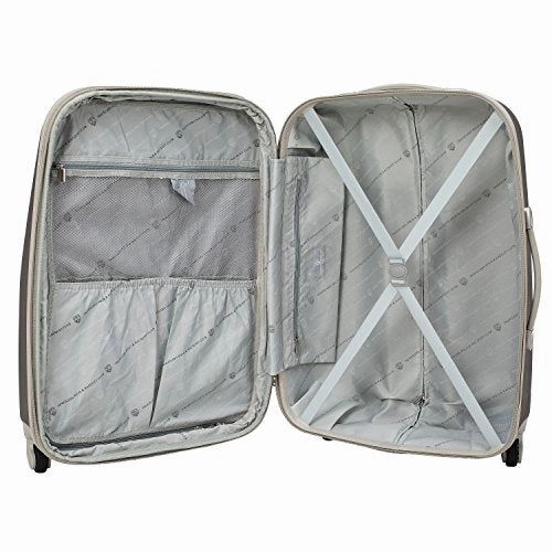 TPRC 3 Piece "Barnet Collection" Hardside Expandable Spinner Luggage Set, Purple Color Option