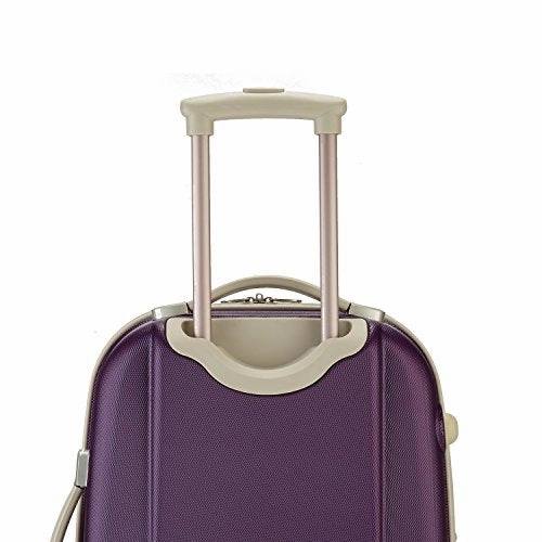 TPRC 3 Piece "Barnet Collection" Hardside Expandable Spinner Luggage Set, Purple Color Option