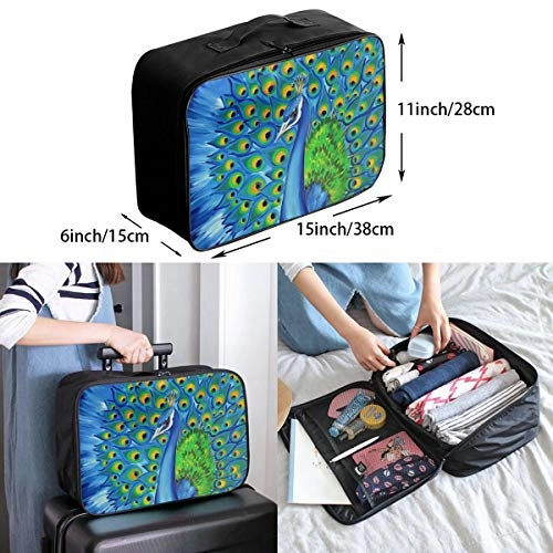 Travel Lightweight Waterproof Foldable Storage Carry Luggage Duffle Tote Bag - Colourful Wild