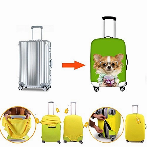 Travel Luggage Cover Suitcase Protector,David Bowie Decor,Bowies Eyes Ziggy Stardust Expression