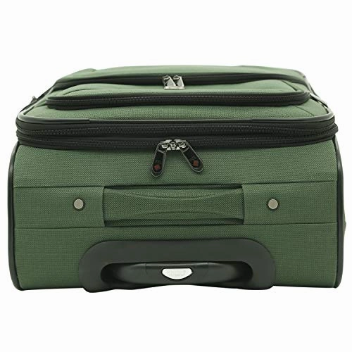 Travelers Club Marino Expandable Spinner Luggage, Forest Green, 3 Piece Set (21/25/29)