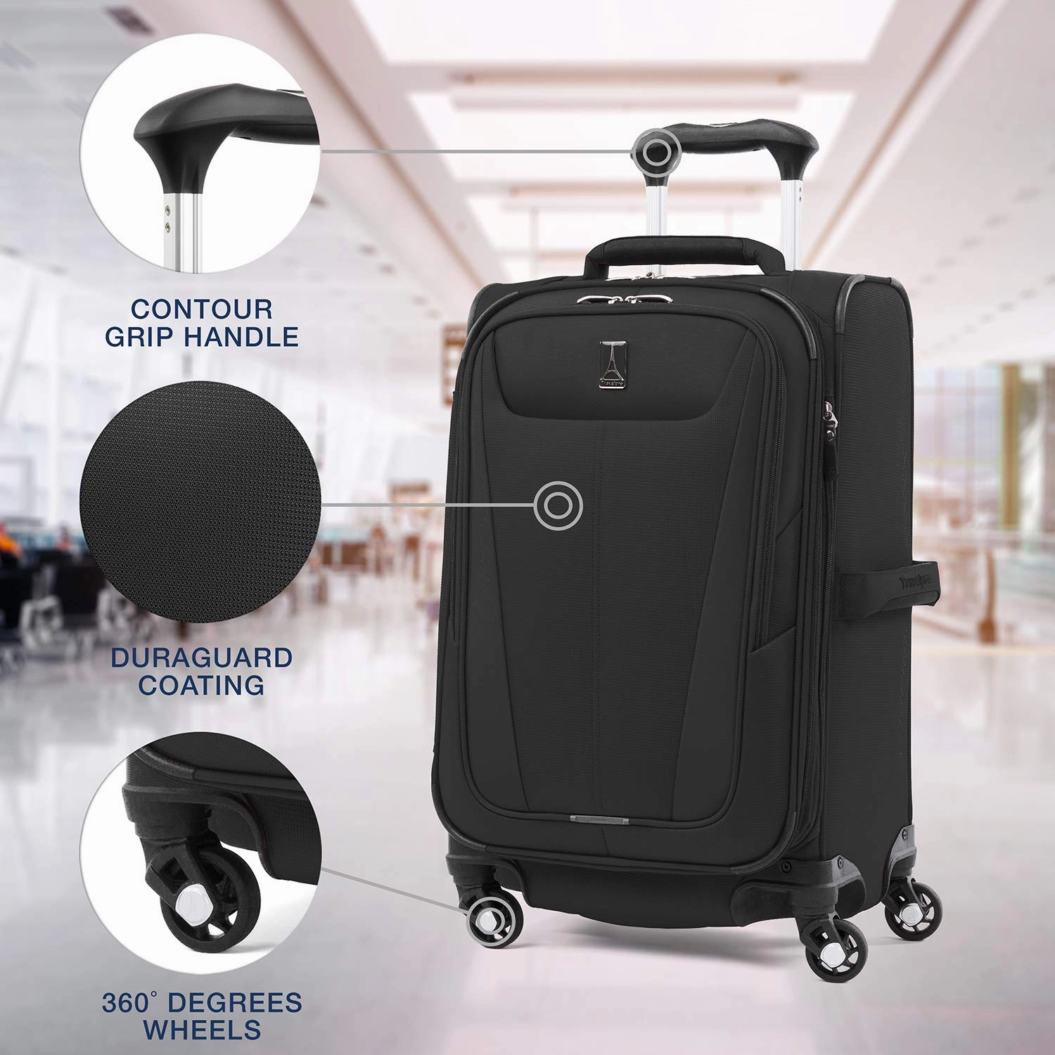 Travelpro Luggage Carry-on 21", Black