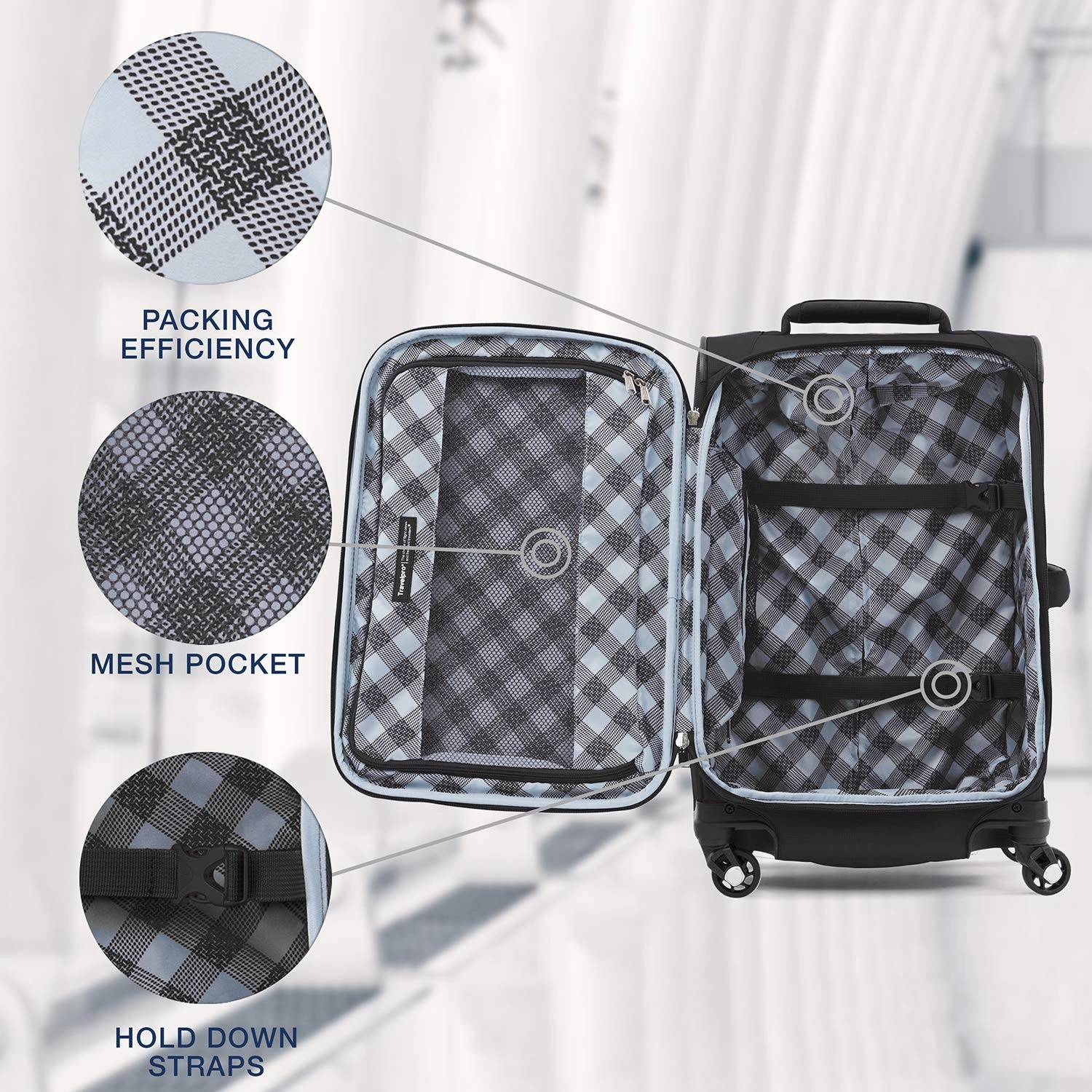 Travelpro Luggage Carry-on 21", Black