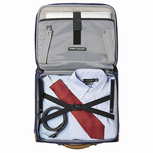 Travelpro Luggage Crew 11 16" Carry-On Rolling Tote Suitcase, Patriot Blue