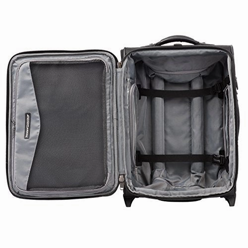 Travelpro Luggage Crew 11 20" Carry-on Expandable Business Plus Rollaboard w/USB Port, Black