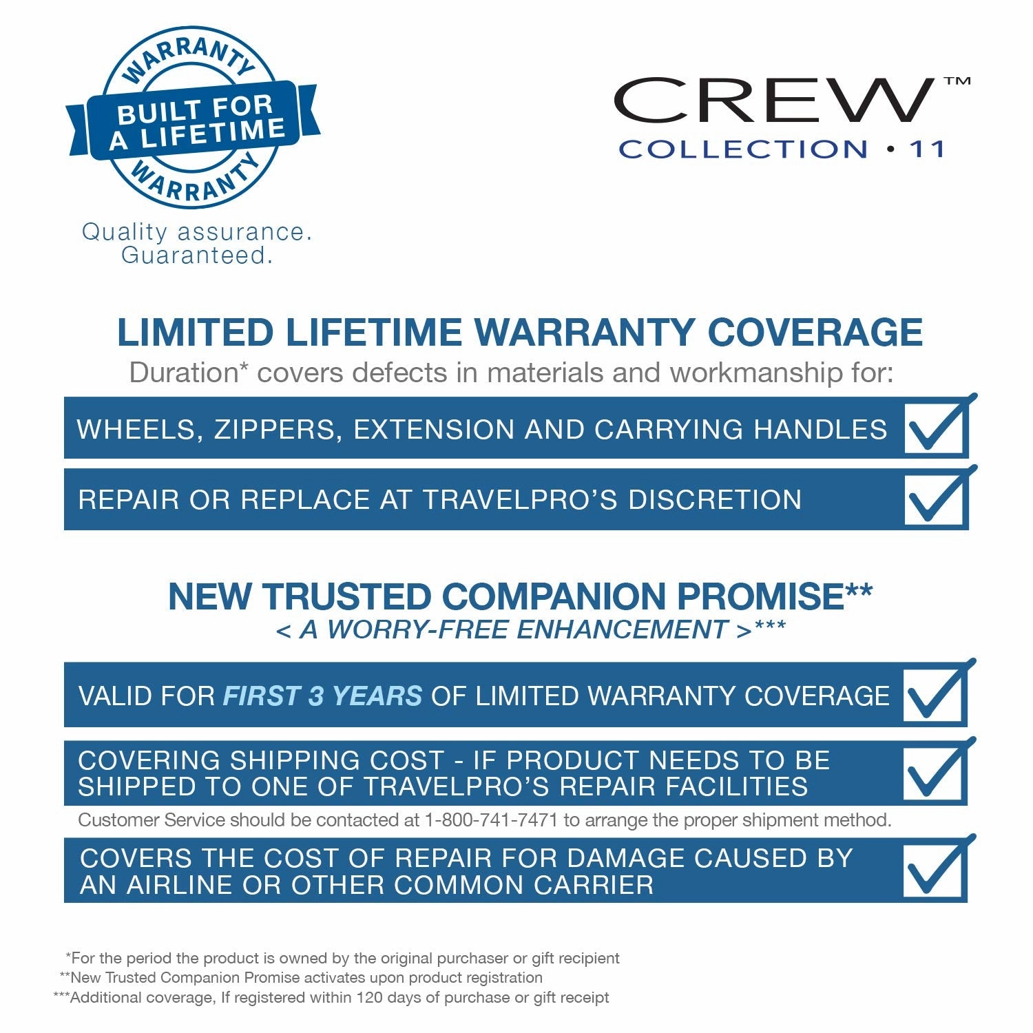 Travelpro Luggage Crew 11 21" Carry-on Expandable Spinner w/Suiter and USB Port, Patriot Blue