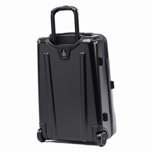 Travelpro Luggage Crew 11 22" Carry-on Slim Hardside Rollaboard w/USB Port, Obsidian Black