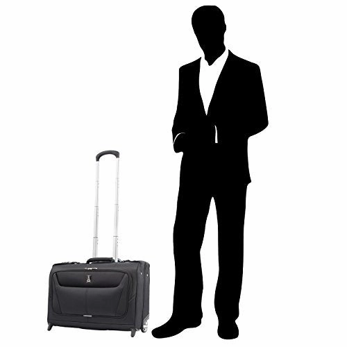 Travelpro Luggage Maxlite 5 22" Lightweight Carry-on Rolling Garment Bag, Suitcase, Black