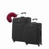 Travelpro Maxlite 5 | 3-Pc Set | 25" & 29" Exp. Spinners With Travel Pillow (Black)