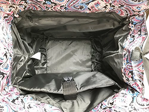 Trendy Flyer Computer/Laptop Rolling Bag 4 Wheel Case Paisley Pink