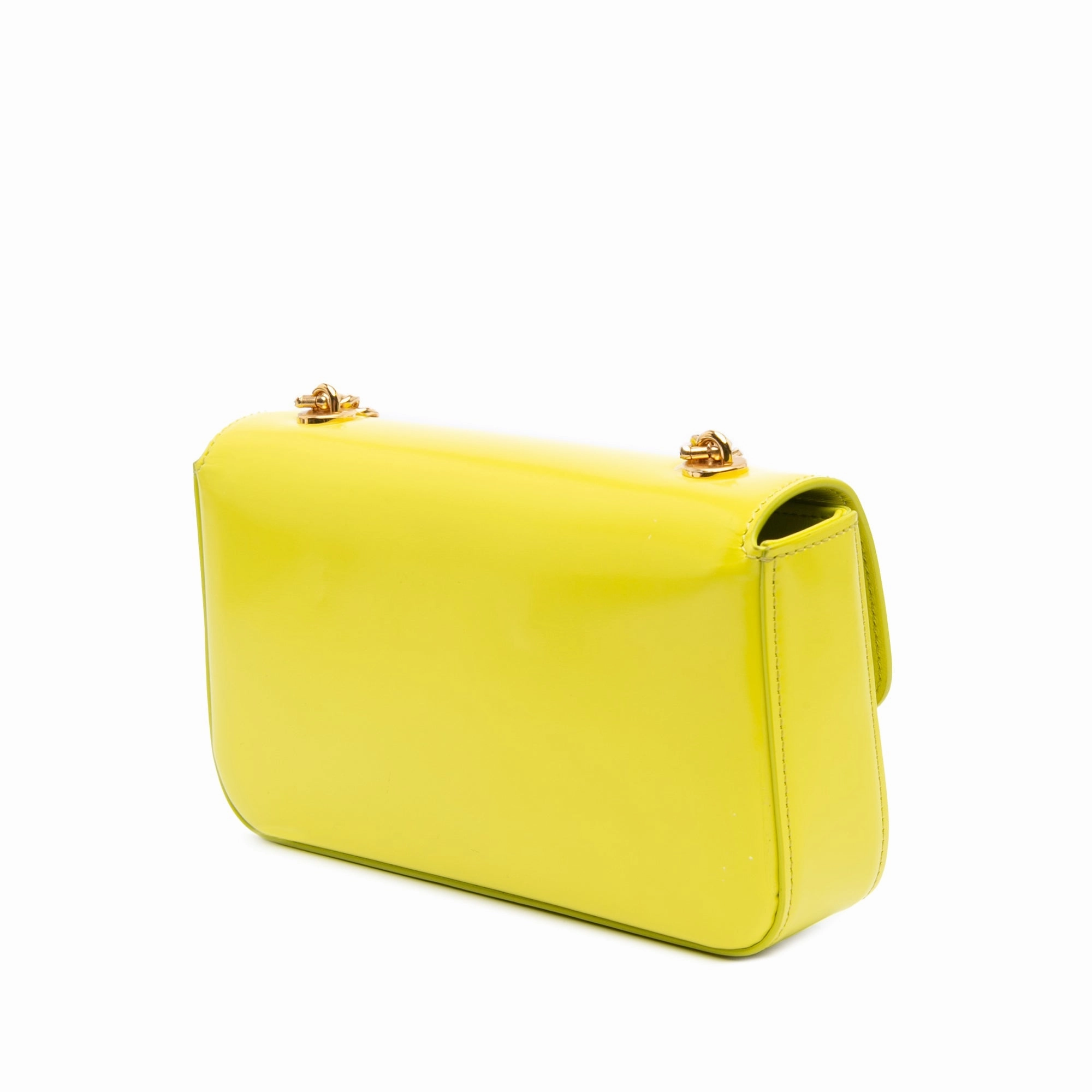 Triomphe Calfskin Cuir Chain Shoulder Bag