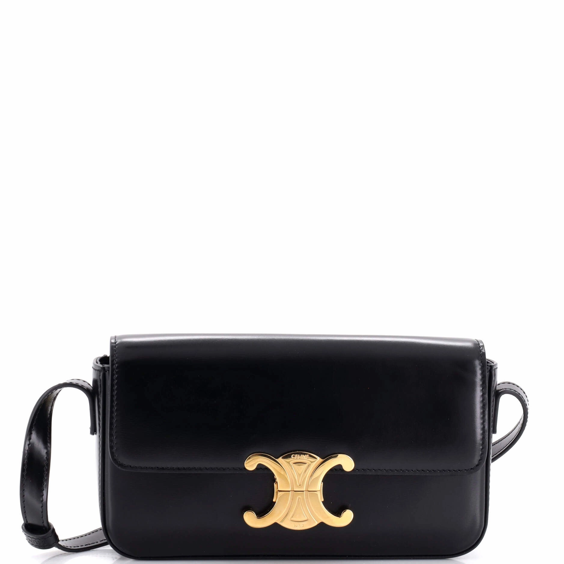 Triomphe East-West Shoulder Bag Smooth Calfskin