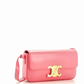 Triomphe East-West Shoulder Bag Smooth Calfskin