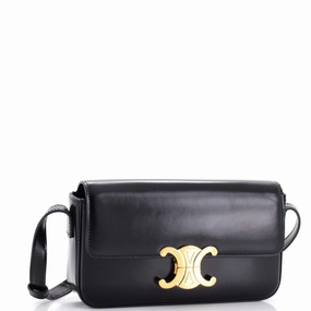 Triomphe East-West Shoulder Bag Smooth Calfskin