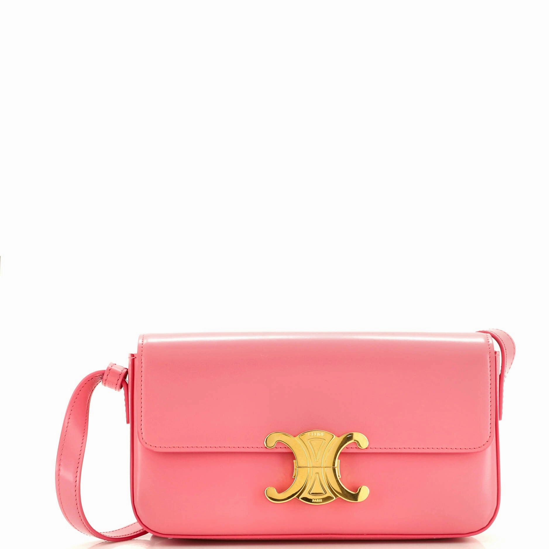 Triomphe East-West Shoulder Bag Smooth Calfskin