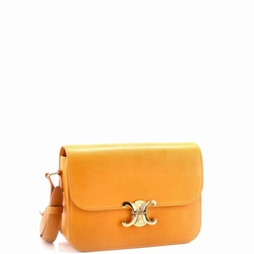 Triomphe Shoulder Bag Smooth Calfskin Medium