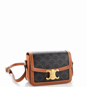 Triomphe Shoulder Bag Triomphe Coated Canvas Teen