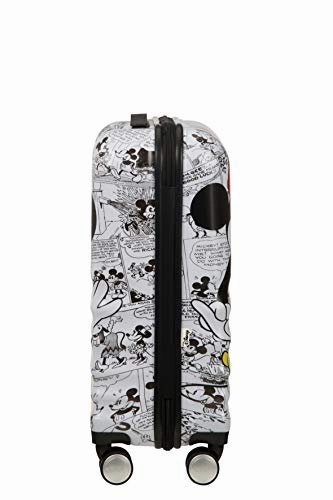 Trolley Rigido 55cm 4 Ruote Cabina | American Tourister Wavebreaker Disney | 31C001-Minnie Comics White