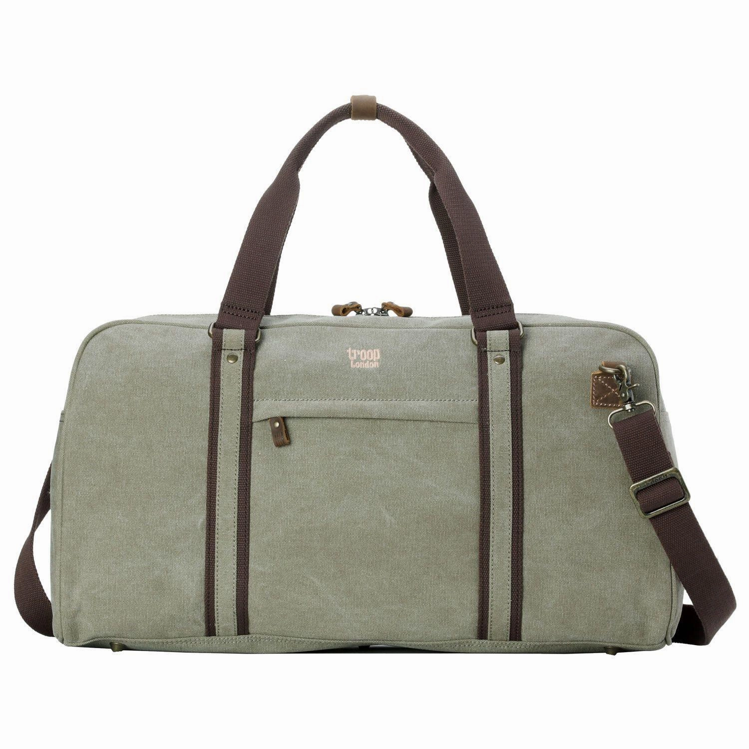 Troop London Classic Canvas Travel Duffel Bag Large Holdall